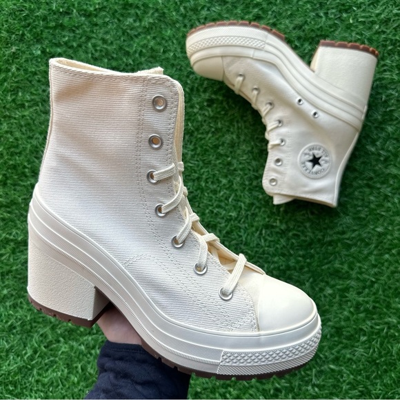 Not for sale🎁Converse Chuck 70 De Luxe Heel Hi Egret - Picture 3 of 9